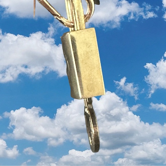 227 Authentic Louis Vuitton Lock and Key with Unbranded Chain Series 200’s - Picture 3 of 9